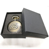 Naruto Arrival Black Gold Pocket Watch