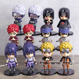 Naruto Kakashi Gaara Uchiha Itachi Sasuke Action Figures (6 Pcs Set)