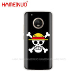 One Piece Pirates Phone Cover For Motorola Moto X4 C G6 G5 G5S G4 Z2 Z3 PLAY PLUS