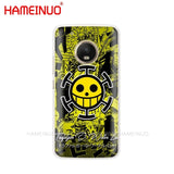 One Piece Pirates Phone Cover For Motorola Moto X4 C G6 G5 G5S G4 Z2 Z3 PLAY PLUS