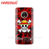 One Piece Pirates Phone Cover For Motorola Moto X4 C G6 G5 G5S G4 Z2 Z3 PLAY PLUS