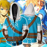 The Legend of Zelda Breath of the Wild Princess Zelda Zipper Hoodies